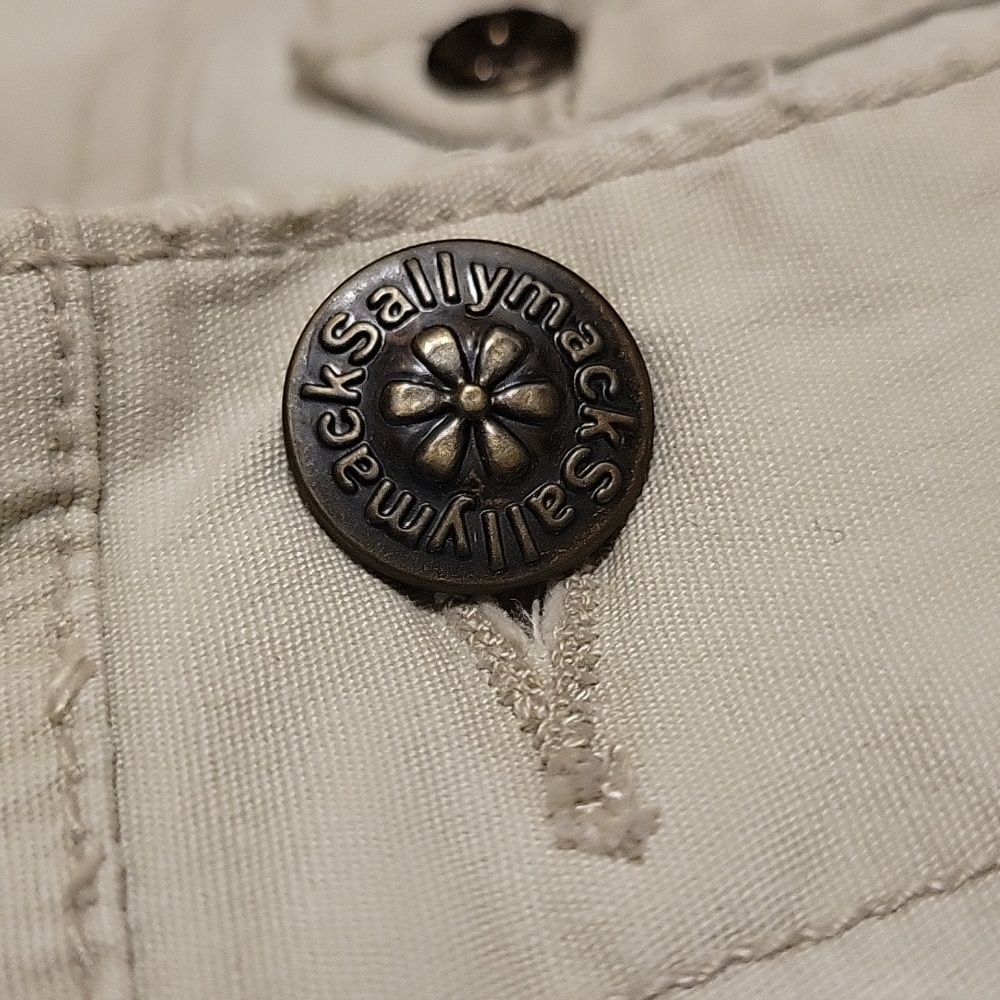 Sally Mack Junior's Cream  Cropped Jacket Size L - Picture 15 of 16